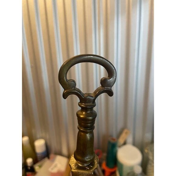 Vintage Red Glass Lamp with Drum Shade - Picture 5 of 10